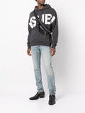 Ksubi graffiti stencil logo hoodie