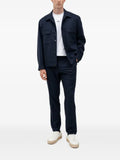 HUGO button-up patch-pocket overshirt