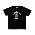 Bape Bearbrick T-Shirt Casual Letter Printed Round Neck Short Sleeve